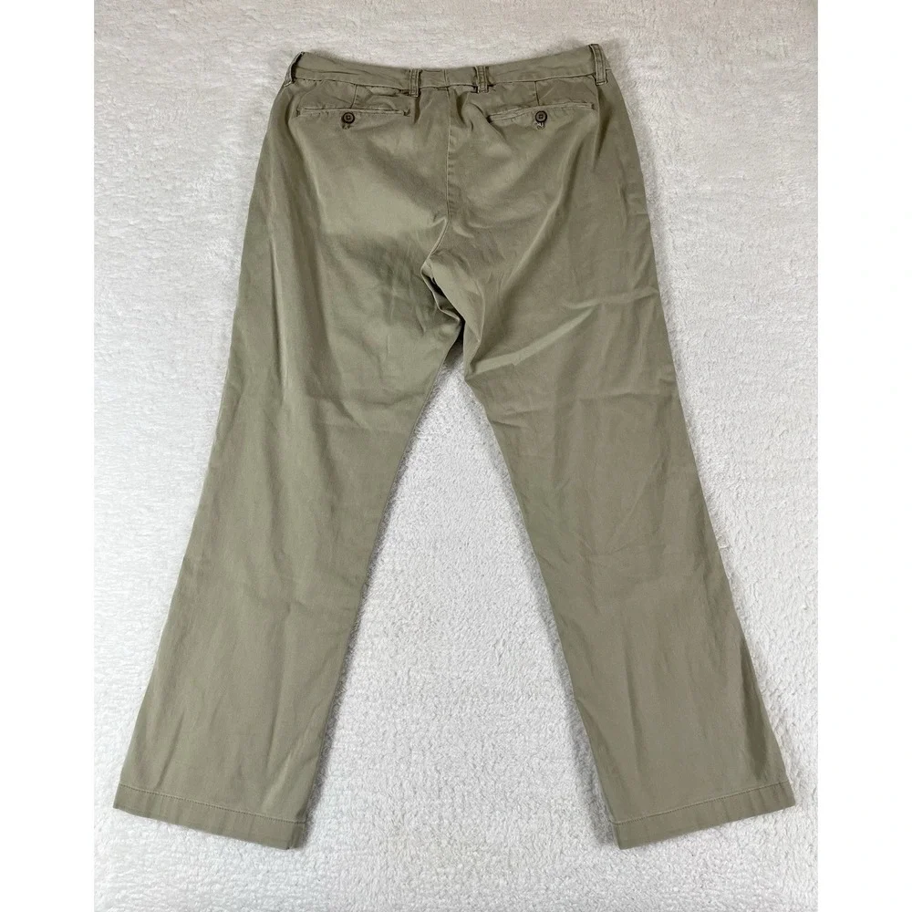 Tommy Bahama Boracay Khaki Tan Straight Leg Chino Pants Mens 33x34 (35x29)